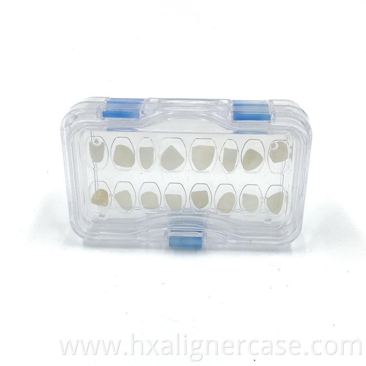 Denture Membrane Bath Boxes With Net Retainer Storage Cases Plastic Membrane Box